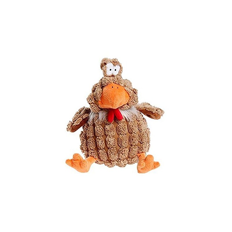Petface Farmyard Buddies Chunky Chicken Plush Dog Toy