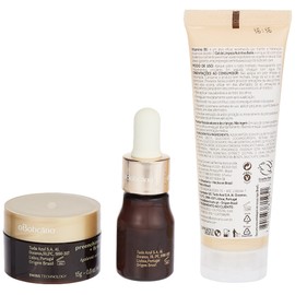 O Boticário Botik Skincare Set: Hyaluronic Acid + Vitamin B5 | High Performance Serum, Firming Face Cream and Facial Cleansing Gel (3 Products)