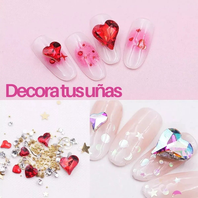 Veraly Pegamento Gel De Construcción Cristales Y Decoración Uñas F