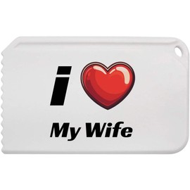 Azeeda 'I Love My Wife' Plastic Ice Scraper (IC00041514)