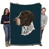 Pure Country Weavers German Shorthaired Pointer Brown Dog Woven Blanket