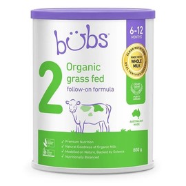 Bubs Organic Grass Fed Follow-On Formula (Stage 2) 800g (Limit 3 per order)