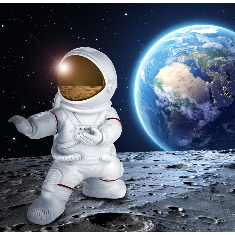 BRUBAKER Decorative Figure Astronaut Fighting in Karate Pose - 17