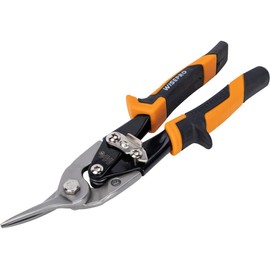 WISEPRO 10 inch / 12 inch tin snips (straight/left/right), metal cutter with composite effect, robust tin snips (10 inches)