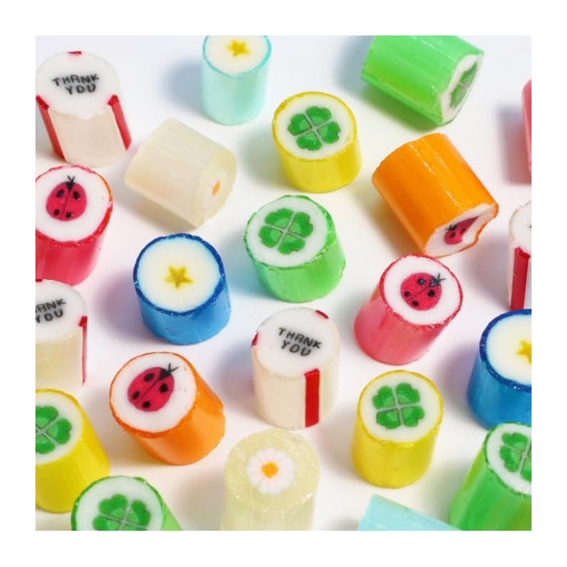 Papabubure Thank You Mix Bottle Type Candy 1.8 oz (50