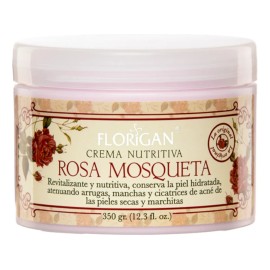 Crema Nutritiva Rosa Mosqueta Florigan 350g Facial Cuello Todo Tipo Piel