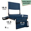 JST GAMEZ Stadium Seat with Highest Back Support and Thick
