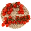 Gresorth 2 Pack Artificial Red Cherry Tomatoes Decoration Fake Tomato