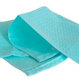 Antibacterial Gauze Hand Towel, 1 Piece Ag Silver Ion, Made in Japan, 100% Cotton, Approx. 13.4 x 14.6 inches (34 x 37 cm), Mint Green