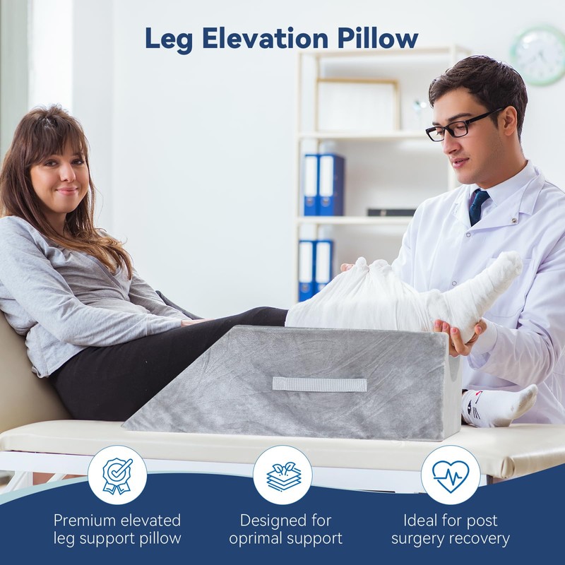 Leg Elevation Pillows Small Size for Petite Individual After Surgery,