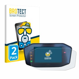 BROTECT Entspiegelungs-Schutzfolie für KTM 890 Duke R 2020 TFT Screen (2 Stück) Matte Displayschutz-Folie, Anti-Reflex, Anti-Fingerprint