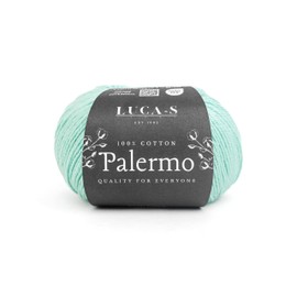 5 Pack of Luca-S Palermo 100% Mercerised Cotton Yarn, Oeko-Tex Certified Giza Cotton, 50g (1.8oz) 125m (136 Yards) - Knitting and Crochet Cotton Yarn, Durable Amigurumi & Baby Project Cotton
