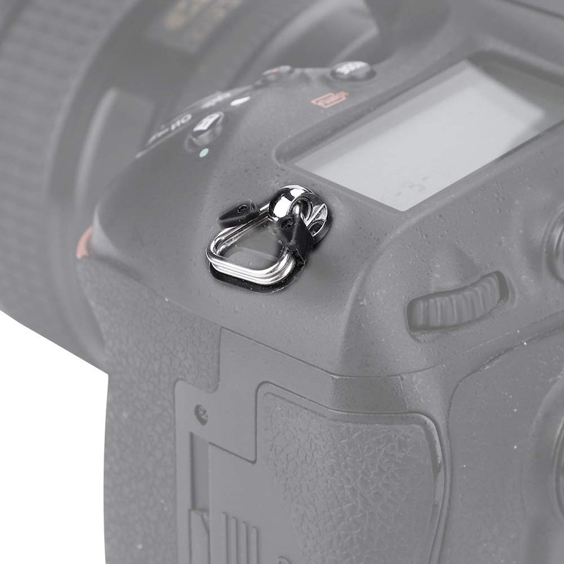 5pcs Alloy Split Ring Triangle Rings Hook for Camera Shoulder