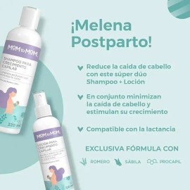 Kit Mom To Mom Tratamiento Postparto Crecimiento Capilar