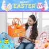 3Pcs Large Easter Baskets Bags with Handles Portable Felt Tote