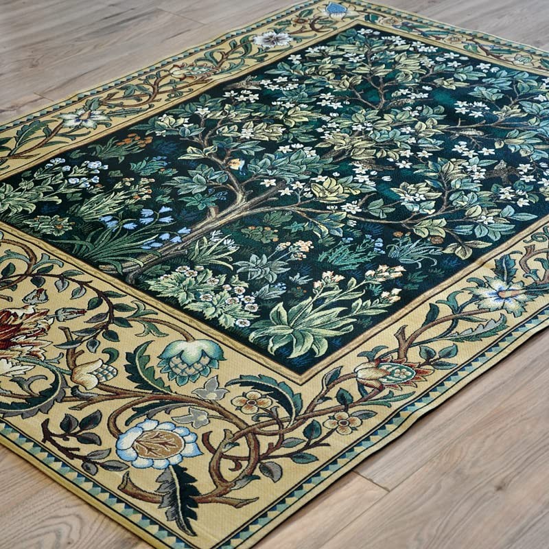 Aubelin Tapestry Large Green William Morris Tree of Life Fine