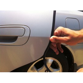 Car Black Door Edge Guard Trim Molding All Models D.I.Y. Kit