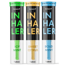 LovePuff 3 PACK Quit Smoking Natural Habit Replacement Aromatherapy Inhaler