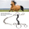 Horse Mouth Bit, Stainless Steel Horse Mouth Snaffle Bit with
