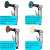 AeKeatDa 1/4'' Angle Air Die Grinder with 4 Pcs 2"