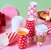 JOYIN JOYIN 24pcs Valentine's Day Disposable Cups with Cup Sleeve