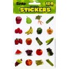 Eureka Fruits and Vegetables Photos Stickers