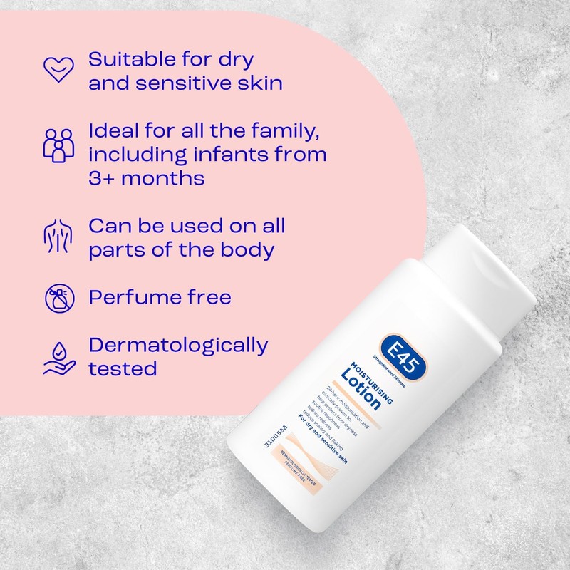 E45 200 ml Dermatological Moisturising Lotion by E45