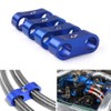 8AN Hose Separator Clamp Aluminum Fuel Line Mounting Clamp Divider