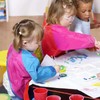 Voarge Nylon Waterproof Painting Apron with Sleeves for Kids 7-12