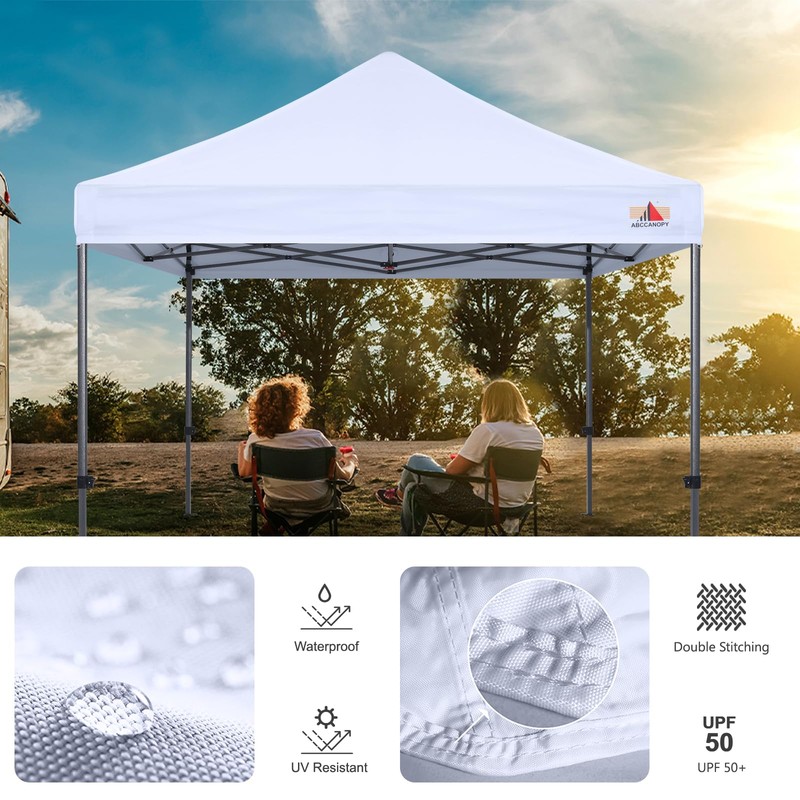 ABCCANOPY Replacement Canopy Top for Commercial Canopy Tent (10x15, Black)