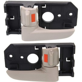 Garage-Pro Interior Door Handle SET Compatible with 2004-2009 Kia Spectra, Fits 2005-2009 Kia Spectra5 Front or Rear, Driver and Passenger Side Beige