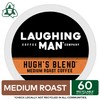 Laughing Man Hugh's Blend Keurig Single-Serve K-Cup Pods, Medium Roast