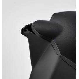 Barazzoni The Deluxe Espresso Cooker 3 Cups, Aluminium, Black, 8.6 x 14.5 x 15.6 cm