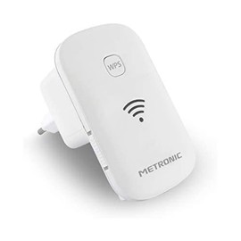 Metronic 495437 WiFi Repeater 300 Mbps with On/Off Switch