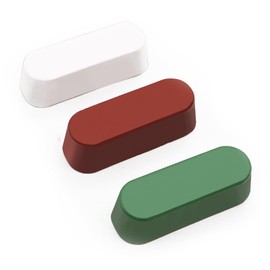 Sunxeke Metal Buffing Polishing Compound Kit,Buffing Wheel Compound Including White Diamond,Red Rouge, General Green(3 Pack, 3.5 Oz)