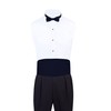 Conjunto de pajarita de satén formal para hombre, marino, Una