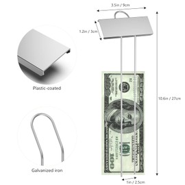 STARTOSTAR 30-Pack Metal Plant Labels Weatherproof Garden Markers,Height 10.6'', Label Area 3.5''X 1.2'' Reusable Nursery Tags for Vegetables Herb Flower Seed Greenhouse - Zinc
