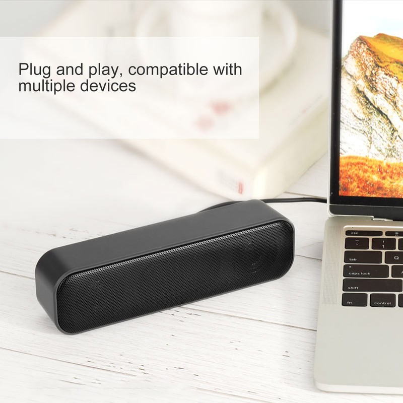 USB Speaker Mini Loudspeaker Box Builtin Decoded Sound Card Stereo