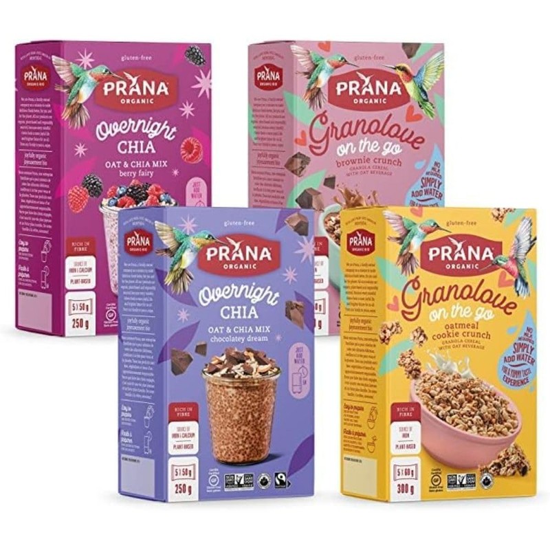 Prana Overnight Chia - Berry Fairy 250 g