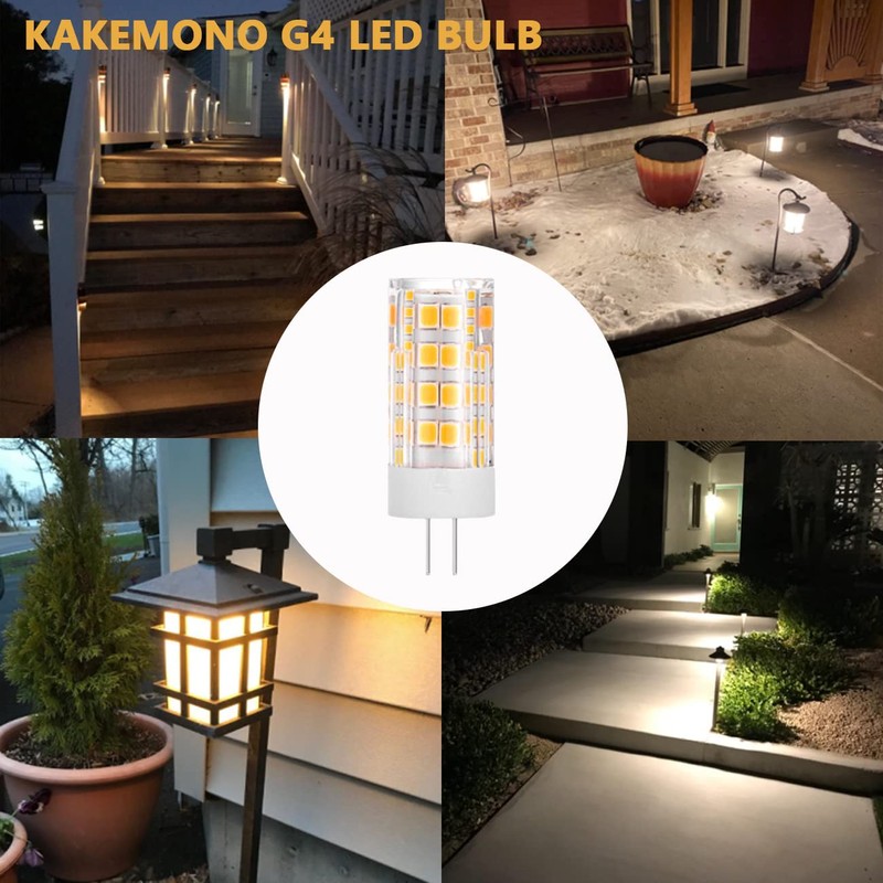 KAKEMONO G4 LED Bulb 4W 2700K Warm White bi-pin T3