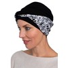 Deresina Headwear Aura Turban (Black Paisley)
