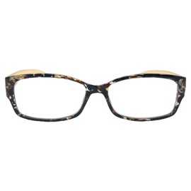 Incredible Bargains The Coco Soleil Rectangular Reading Glasses, Stylish Rectangle Readers + 2.75 Brown Tortoise