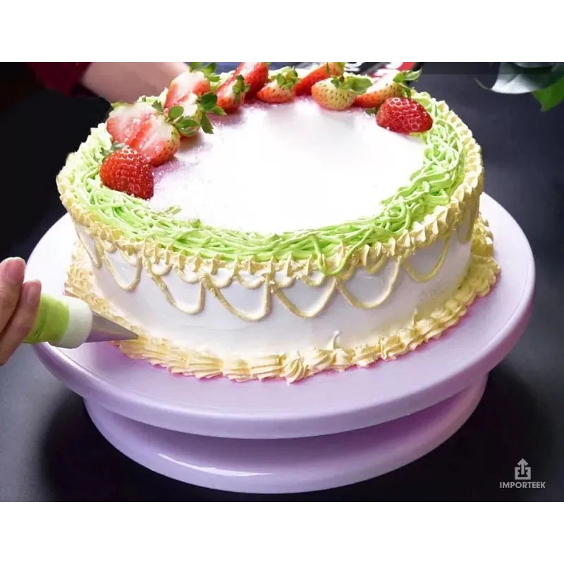 Importeek Base Giratoria Pastelera Exhibidor Decoracion Reposteria 360