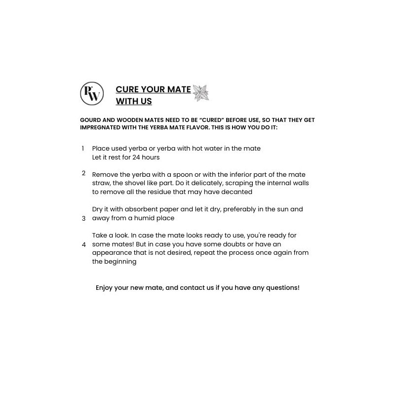 Generic Gourd Imperial Mate Cup, lined with Argentinian Leather and