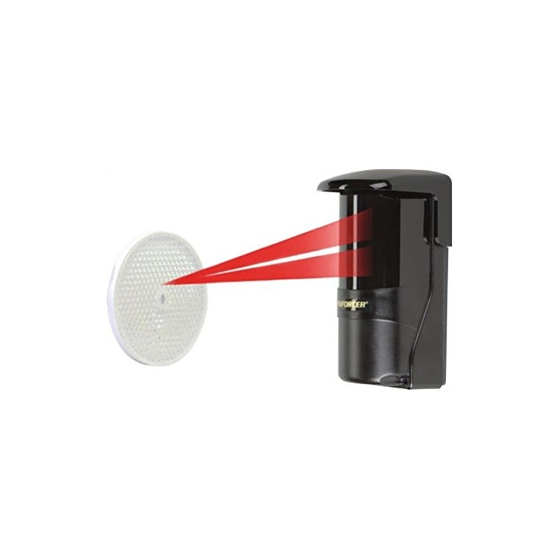 Seco-Larm E-931-S50RRGQ Reflective Photoelectric Beam Sensor, Up to 50ft Sensing