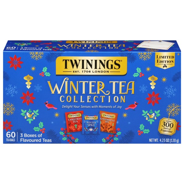 Twinings Twinings Winter Tea Collection, Limited Edition Holiday Gift Box,