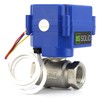 U.S. Solid motor ball valve, 9-24 V, 3 wires.