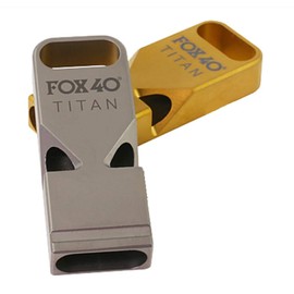 Fox 40 Titan Premium Dual Tone Titanium Whistle - Gold