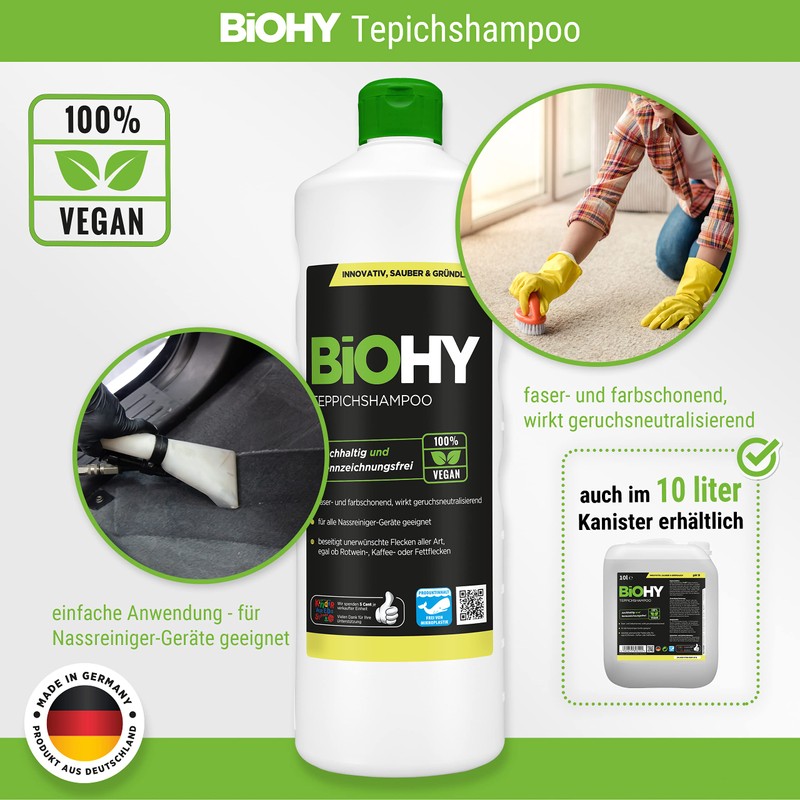 Biohy Carpet Shampoo.