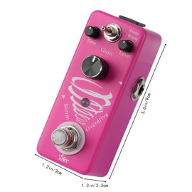 ISET Storm Overdrive Guitar Effect Pedal Classical Overdrive Sound For Electrical Guitar Bass With True Bypass
